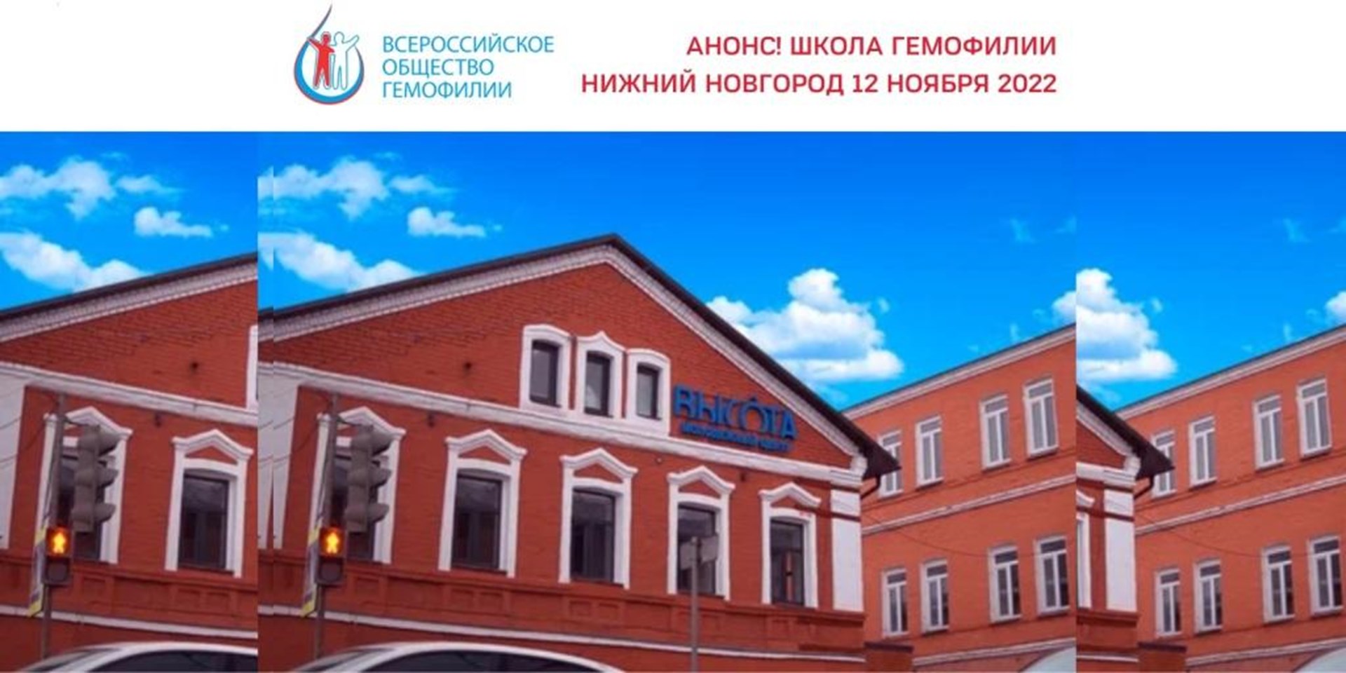 Нижний Новгород. 12 ноября 2022 года состоится Школа гемофилии
